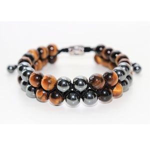 ❌SOLD OUT❌ Tiger's Eye & Hematite Bracelet